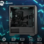 Ningmei Gaming Desktop Computer with AMD Ryzen 7 5700G, Radeon Vega8, 16GB DDR4 Memory, 1TB SSD, 6 RGB Fans, for Gaming & Office