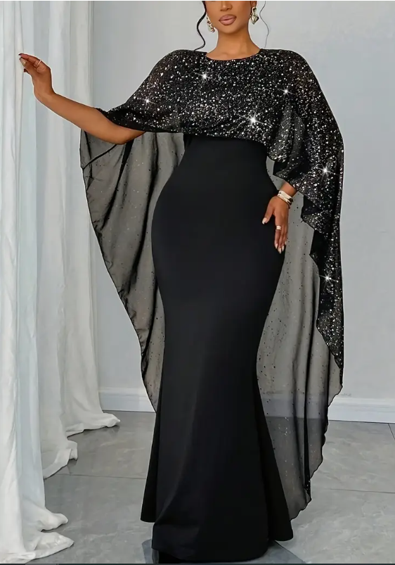 Plus Size, Elegantna Večernja Haljina za Formalne Zabave i Gala
