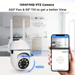 1pc Camera with Full Color Night Vision Wireless 1080P